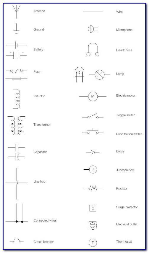 Wiring Diagram Symbols Australia