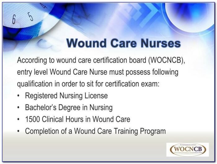 Wound Care Certification For Lvn Near Me