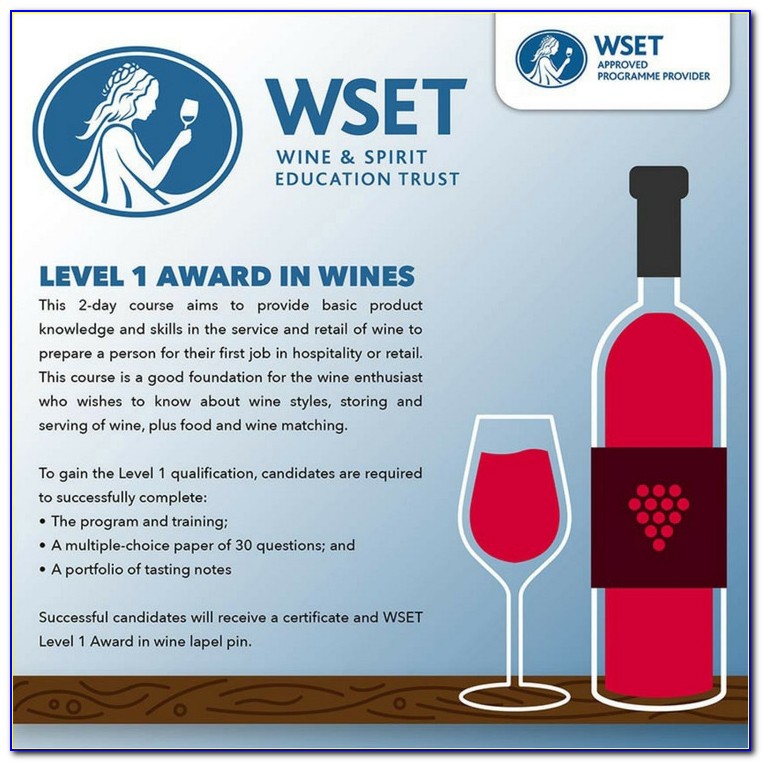 Wset Wine Certification Nyc