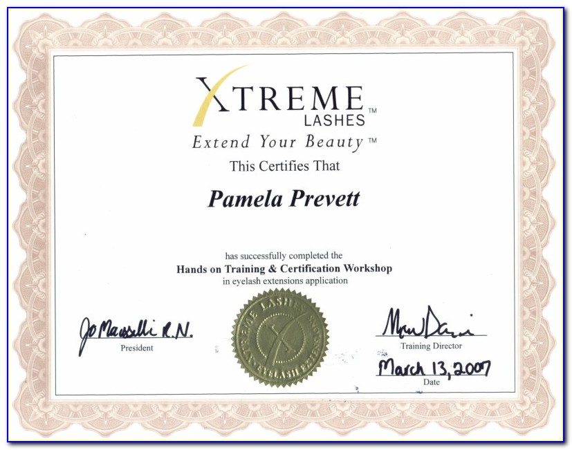 Xtreme Eyelash Certification