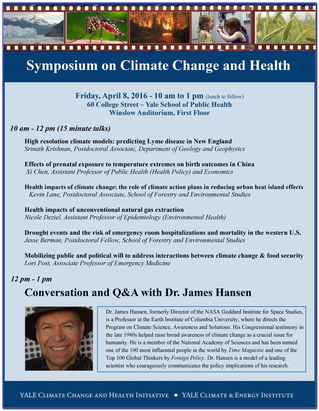 Yale Climate Change And Health Certificate