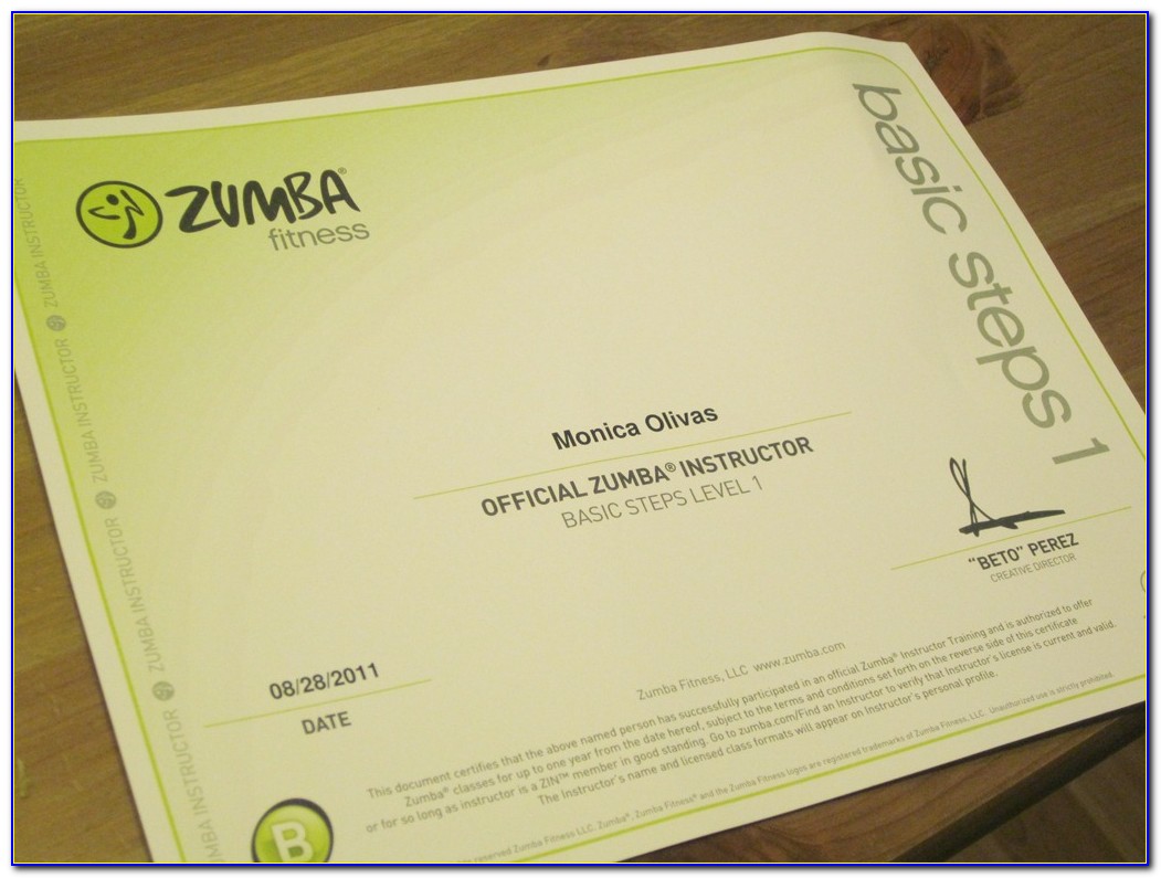 Zumba Certification Miami