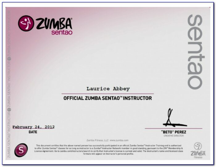 Zumba Certification Nyc
