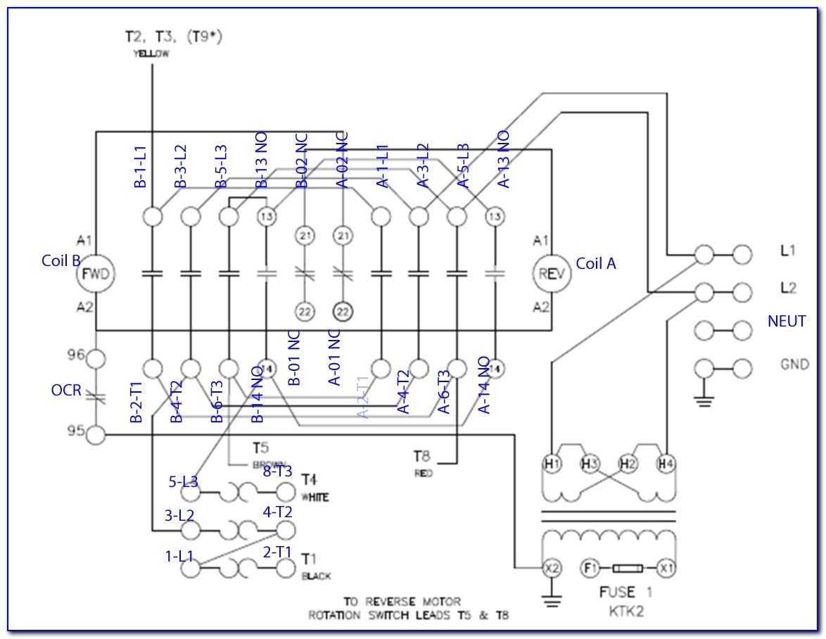 120v Lighting Contactor Wiring Diagram