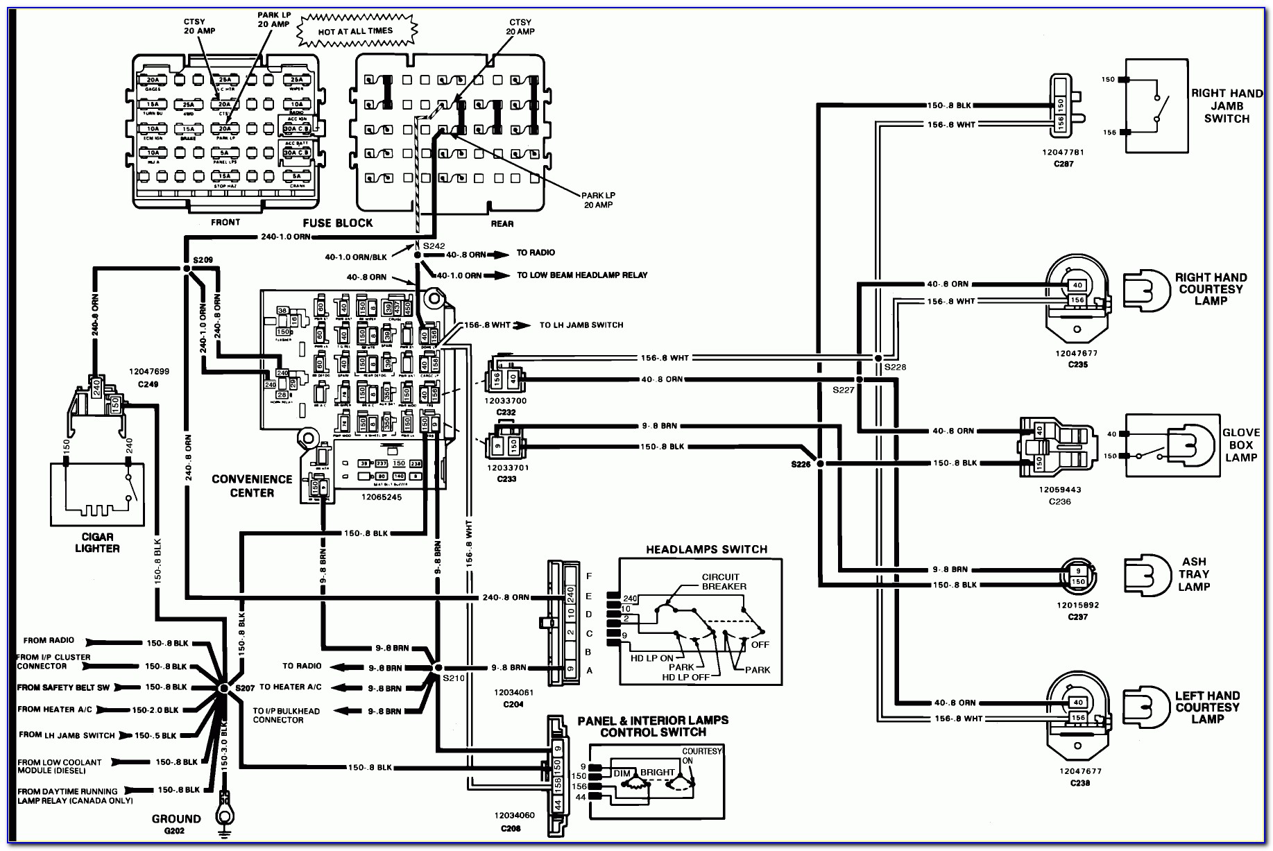 1985 Chevy Truck Wiring Diagram Free