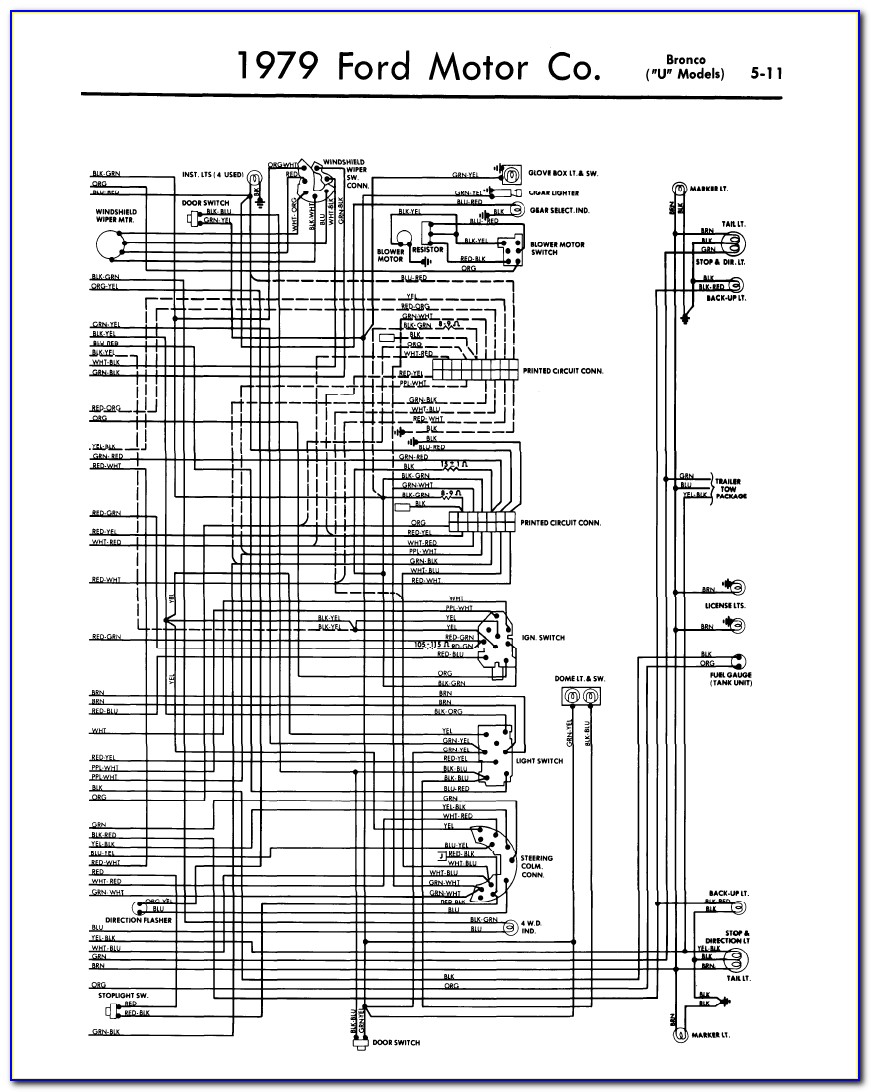 1985 Ford Bronco Wiring Diagram