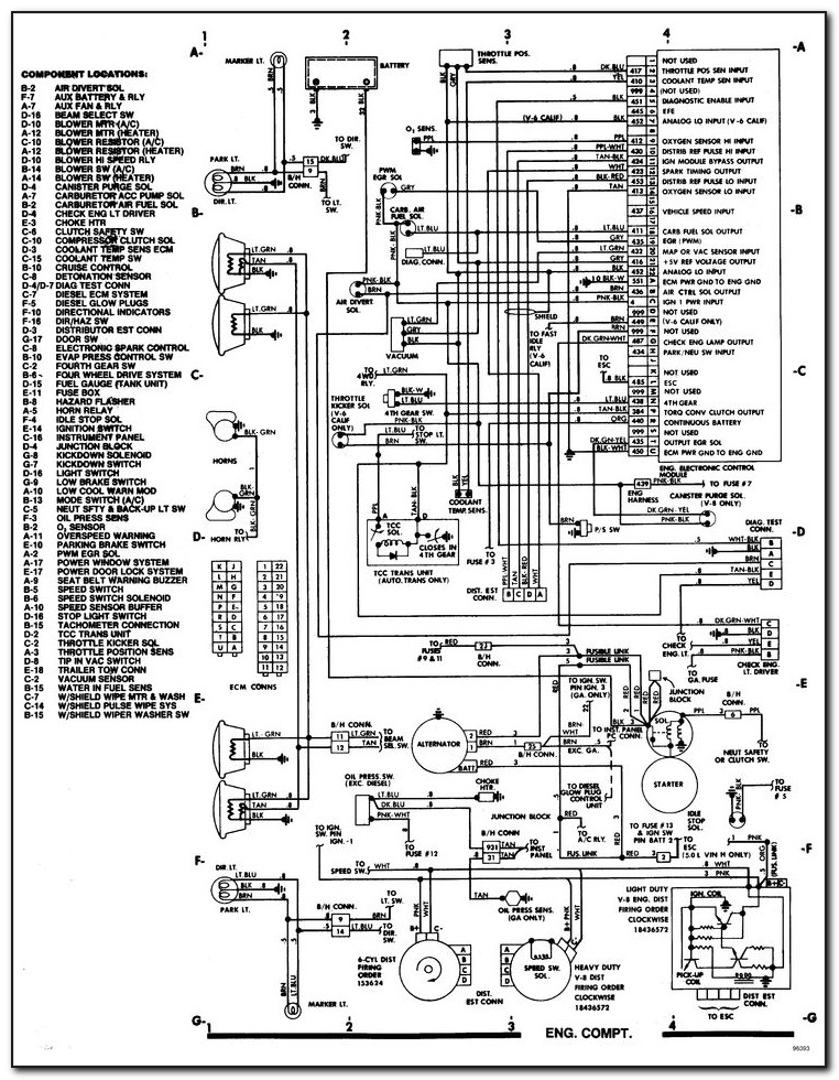 1987 Chevy Truck Alternator Wiring Diagram