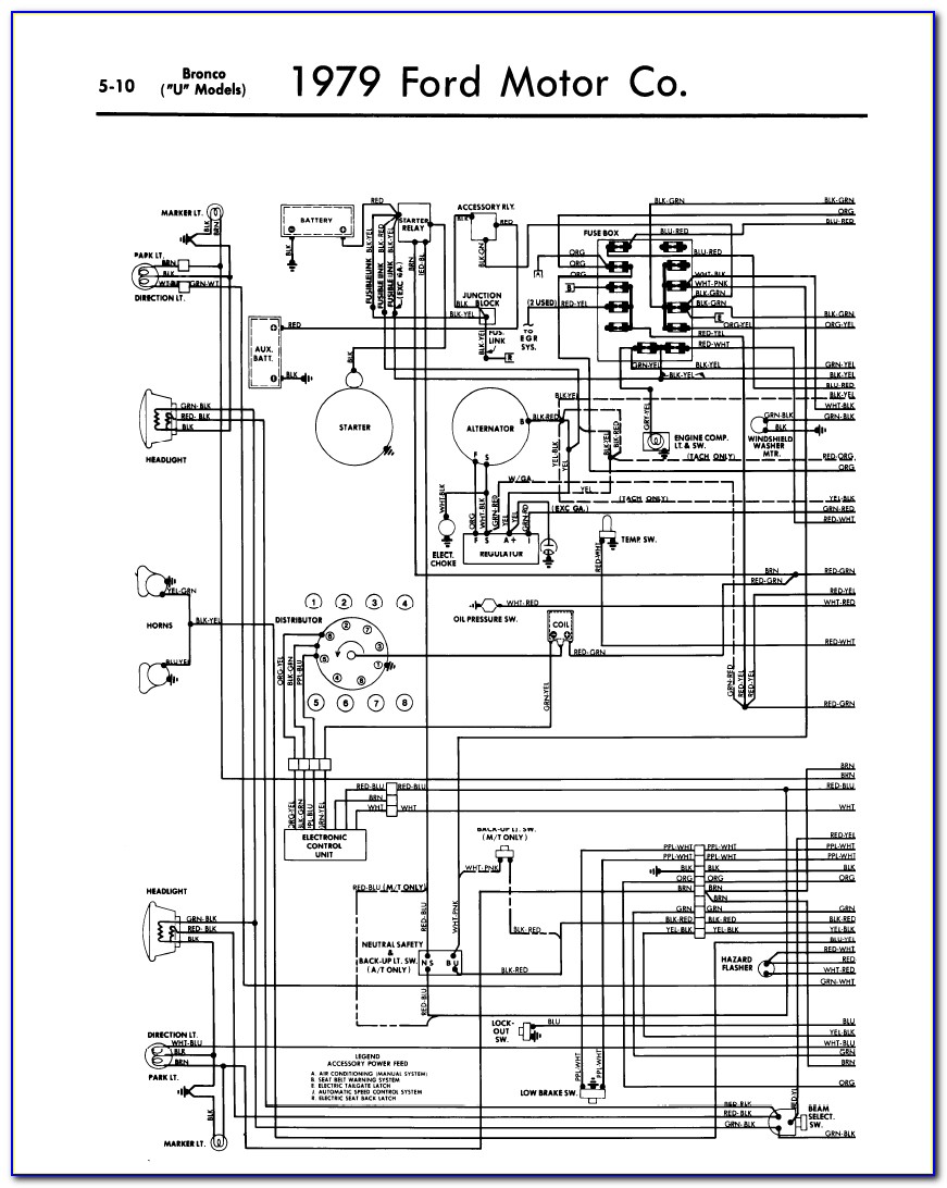 1988 Ford Bronco Wiring Diagram