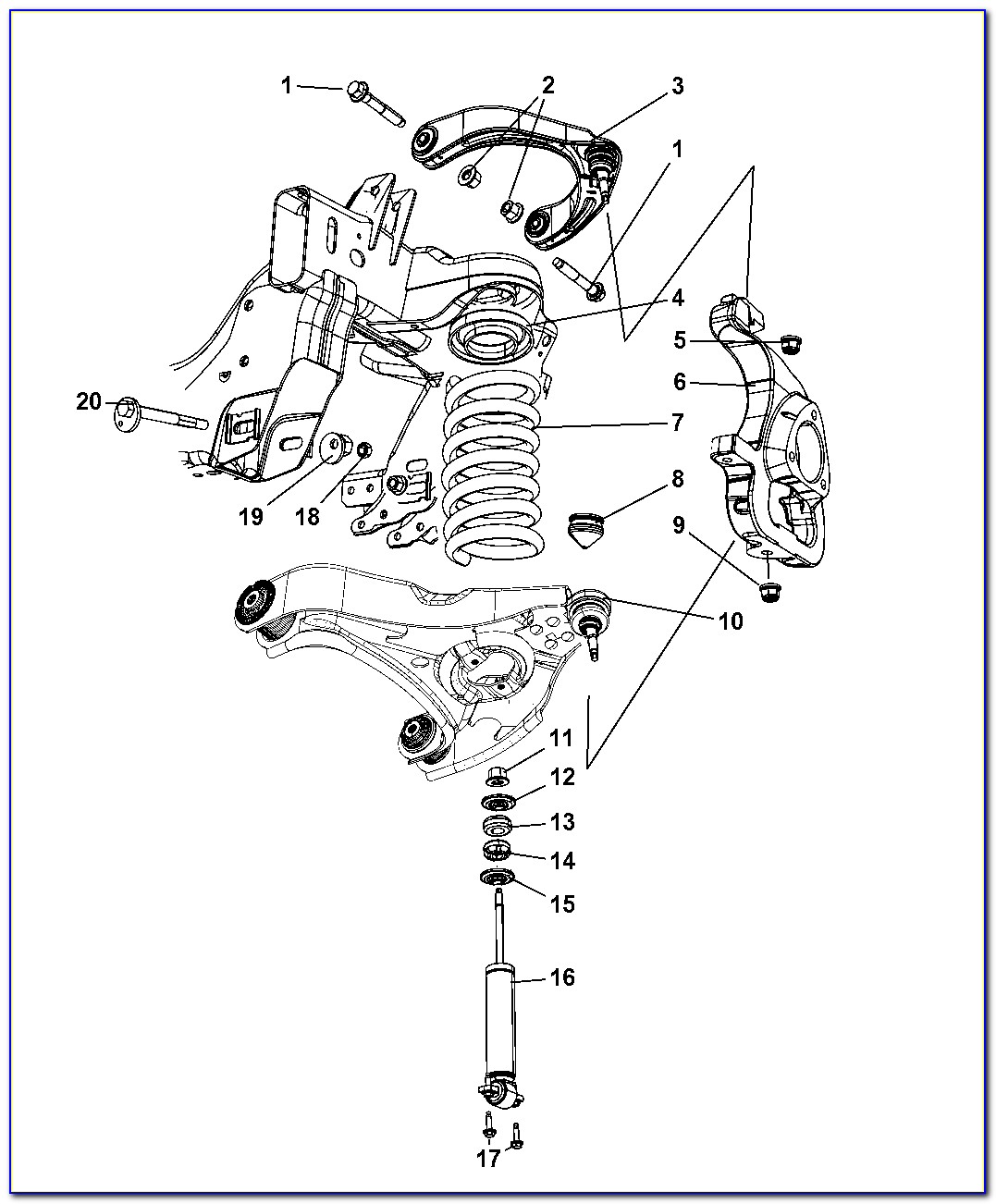 1999 Dodge Ram 1500 Front End Parts Diagram