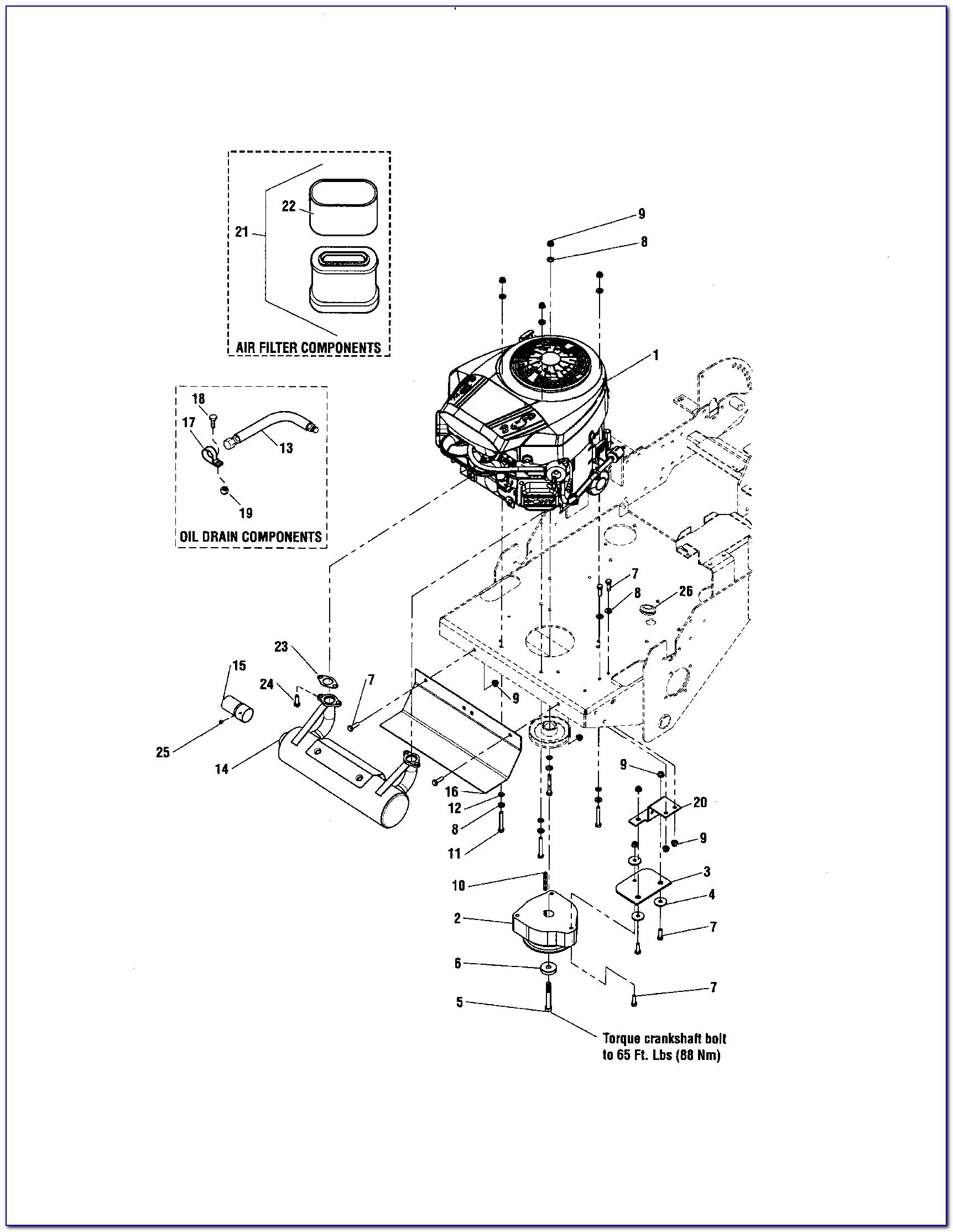 20 Hp Briggs And Stratton Engine Parts