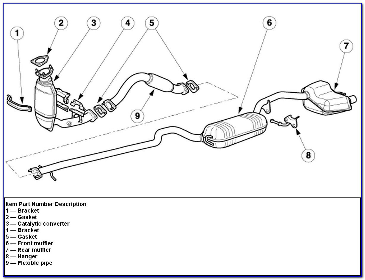 2000 Ford Focus Exhaust System Diagram