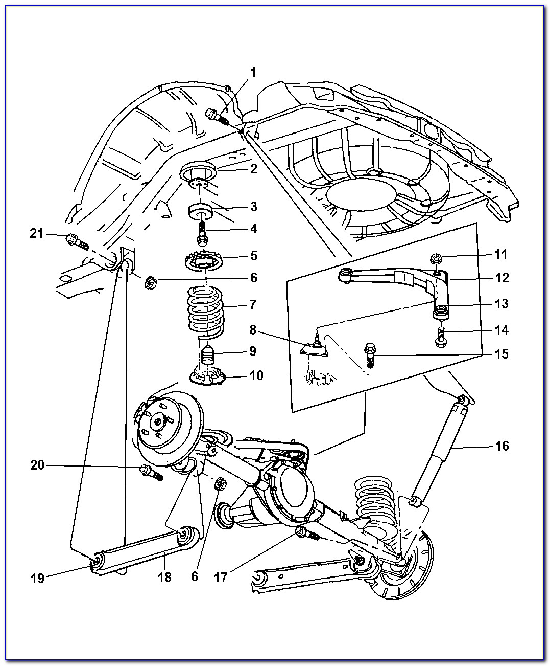 2000 Jeep Grand Cherokee Rear Suspension Diagram