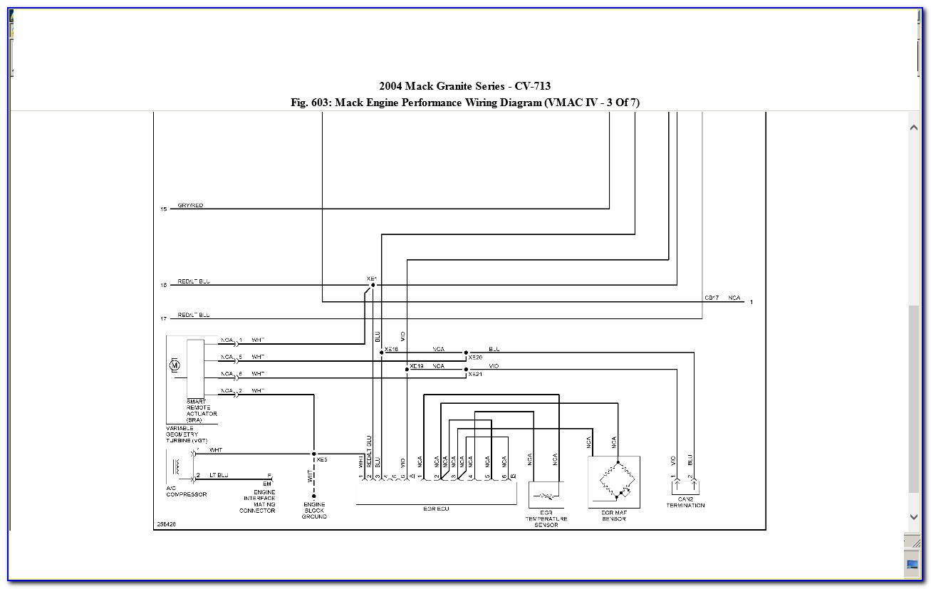 2000 Mack Ch613 Fuse Panel Diagram