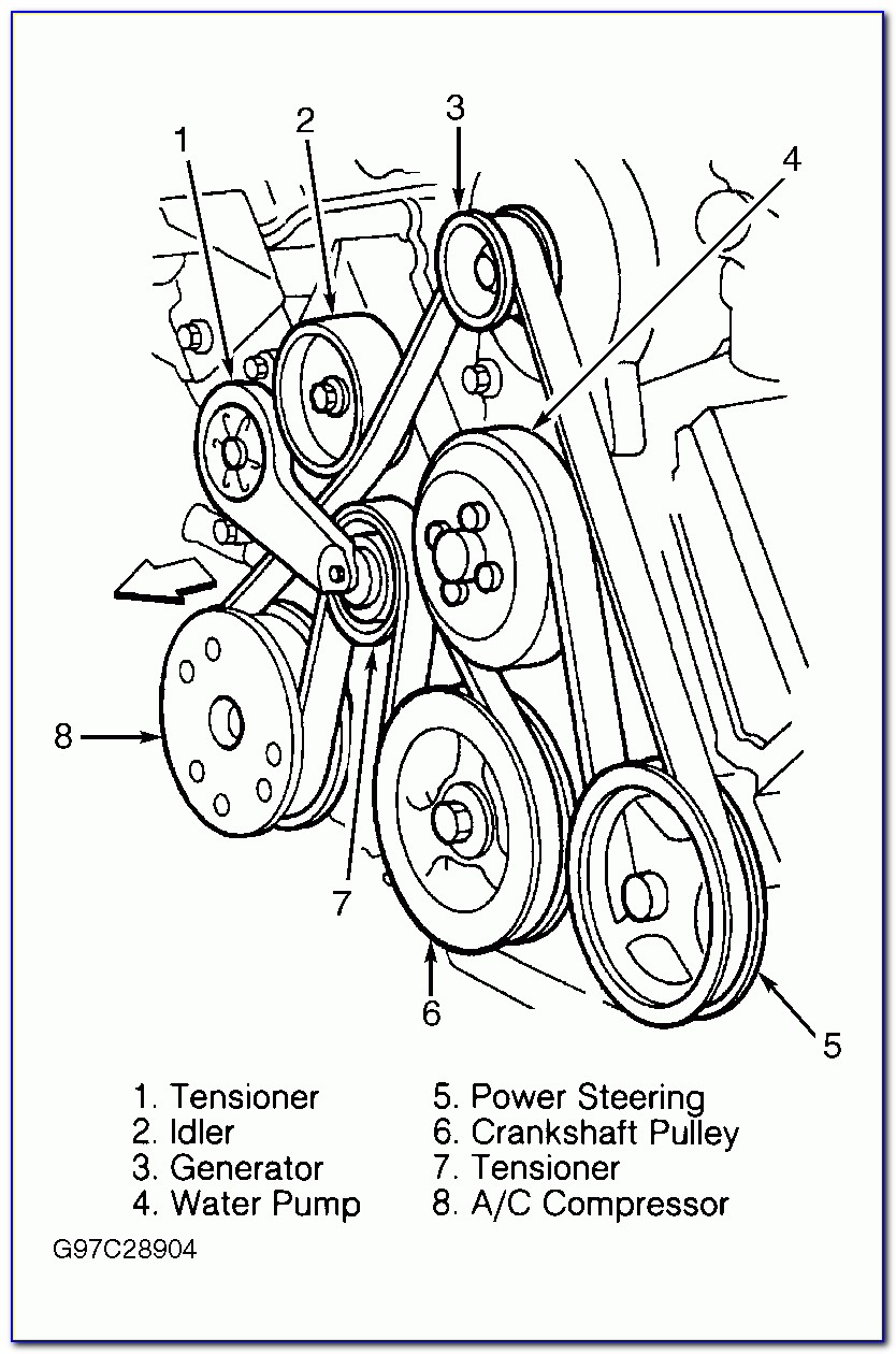 2001 Ford F150 Serpentine Belt Diagram