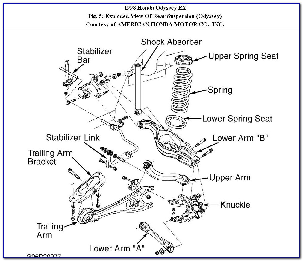 2001 Honda Civic Front Suspension Diagram