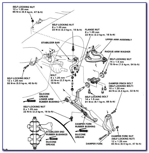 2002 Honda Civic Suspension Diagram