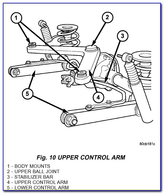 2002 Jeep Liberty Front Suspension Diagram