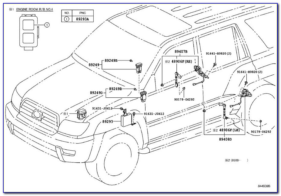 2002 Toyota 4runner Rear Suspension Diagram