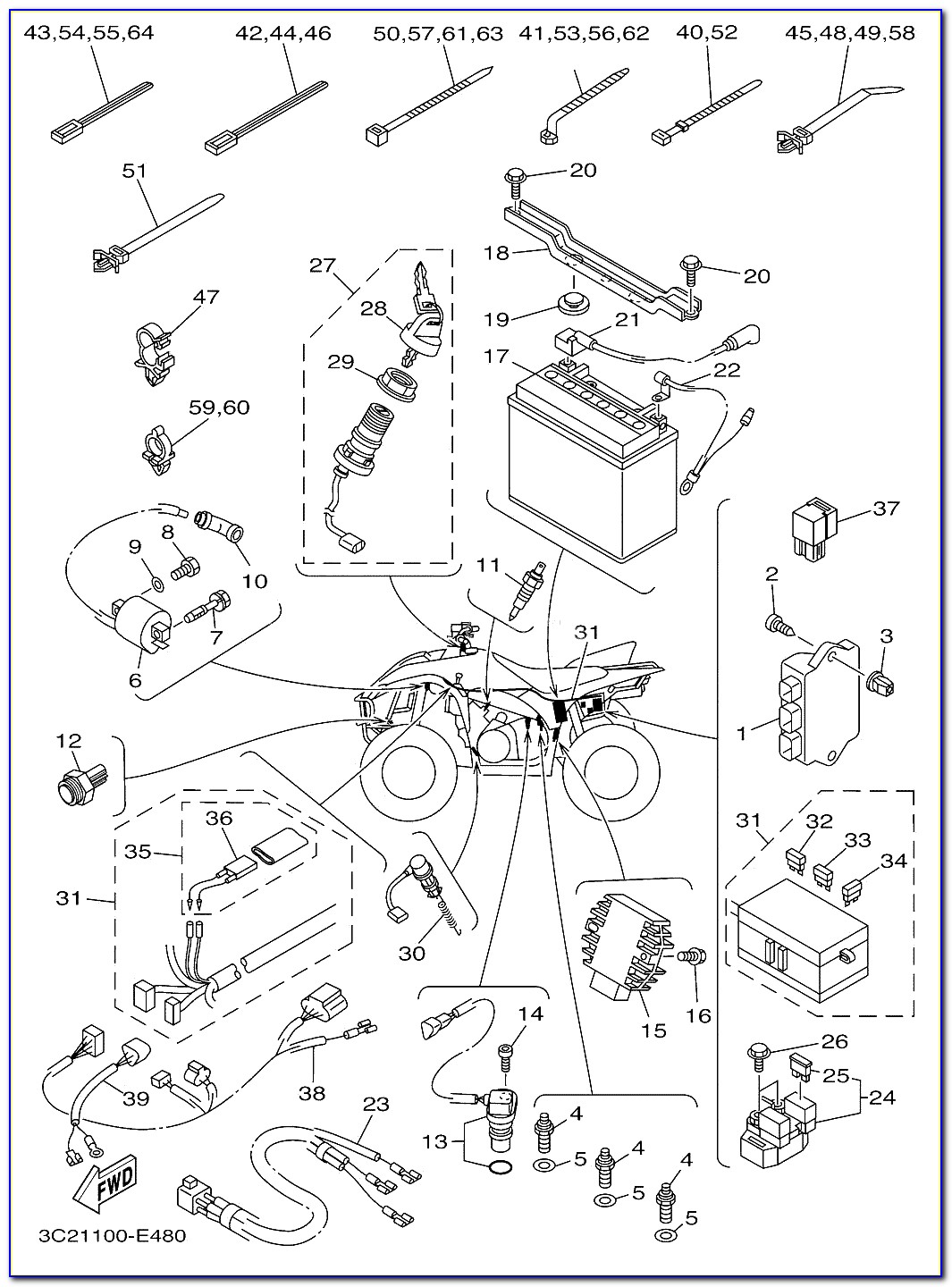 2002 Yamaha Blaster Carburetor Diagram