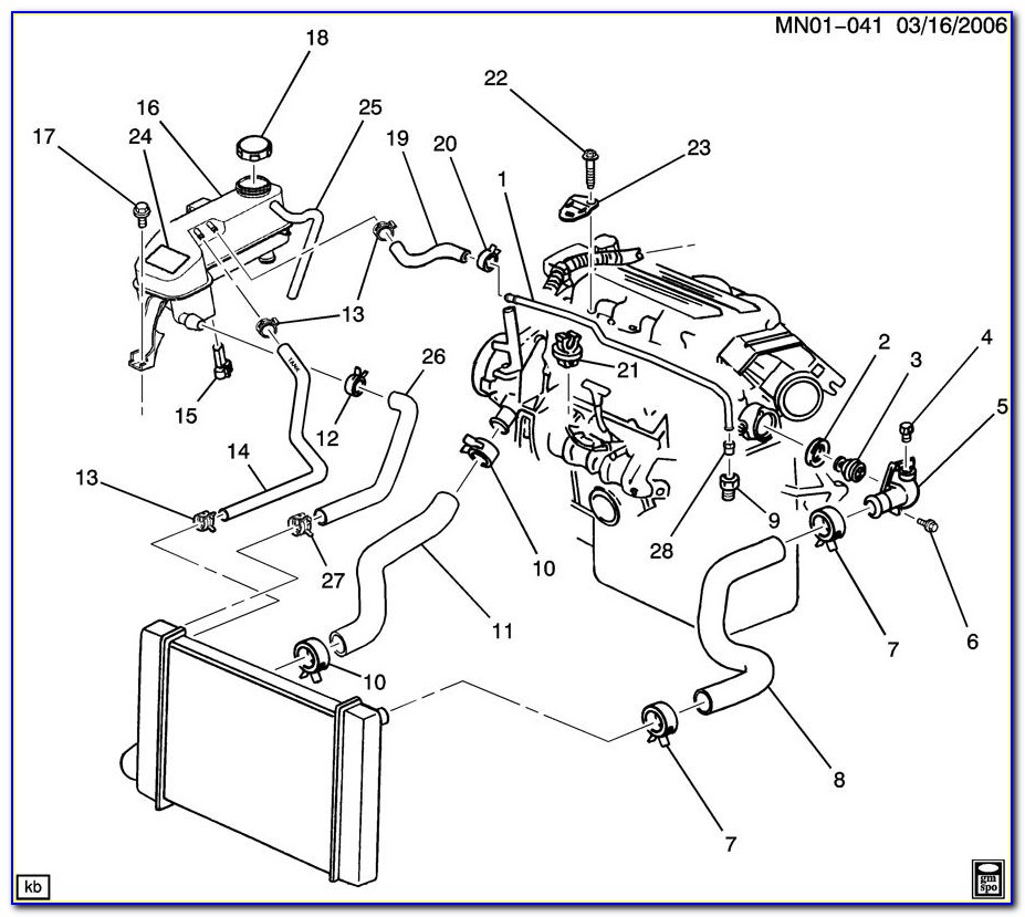 2003 Chevy Malibu Heater Hose Diagram