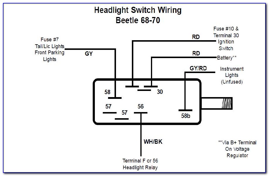 2003 Volkswagen Beetle Headlight Wiring Diagram