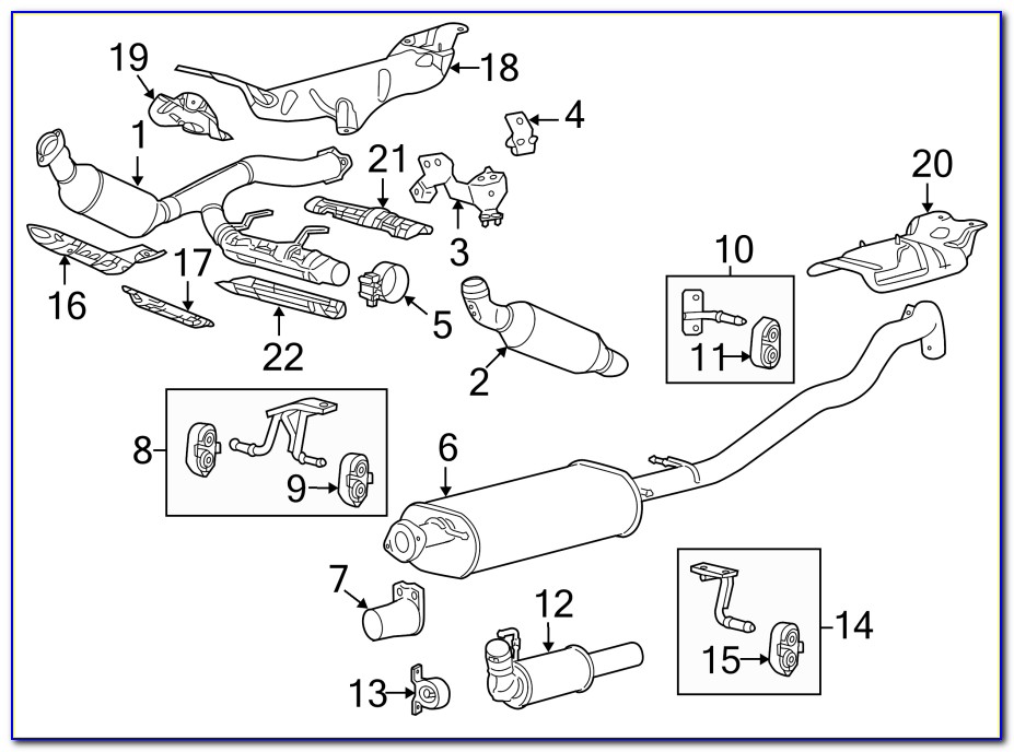 2004 Ford Expedition Exhaust System Diagram