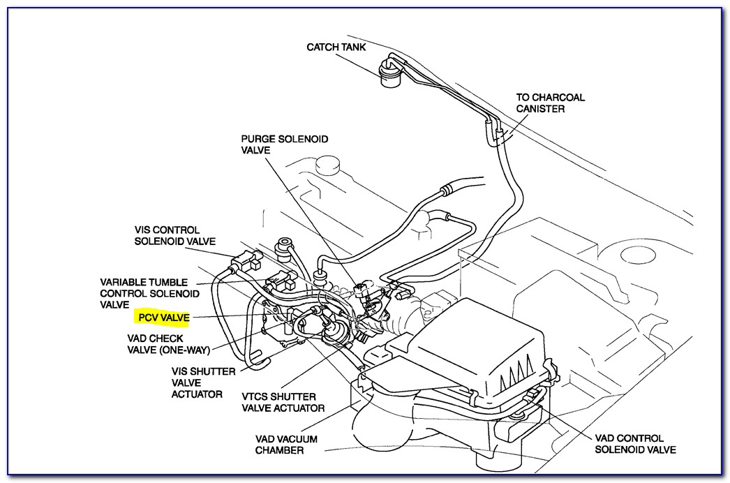 2004 Mazda Tribute Vacuum Hose Diagram
