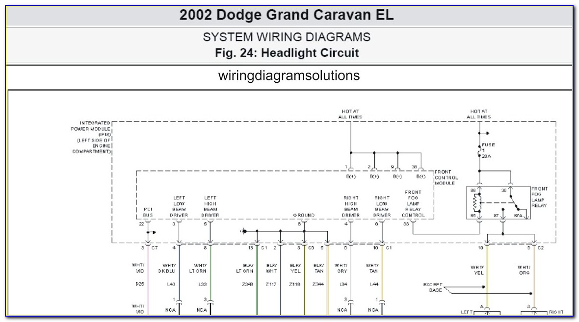 2005 Dodge Durango Tail Light Wiring Diagram