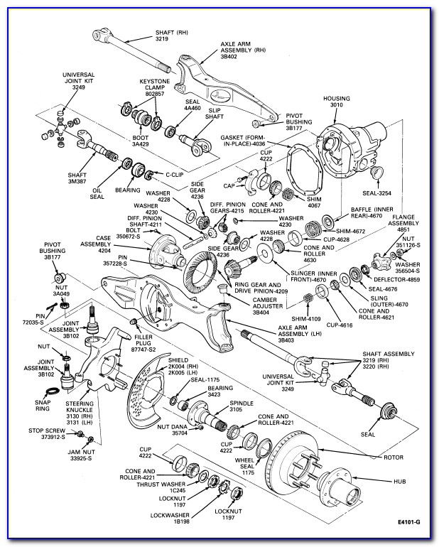 2005 Ford F250 Front Axle Diagram