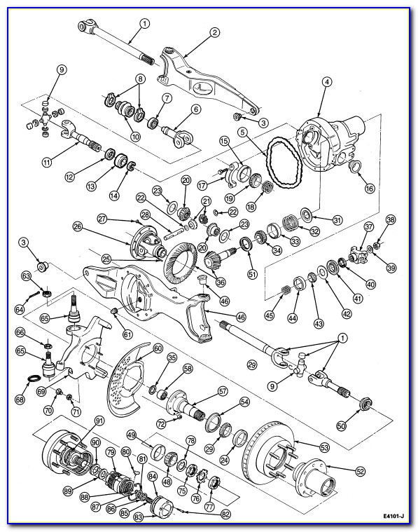 2005 Ford F350 Front Axle Diagram