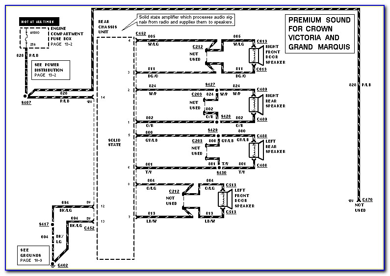 2006 Crown Vic Radio Wiring Diagram