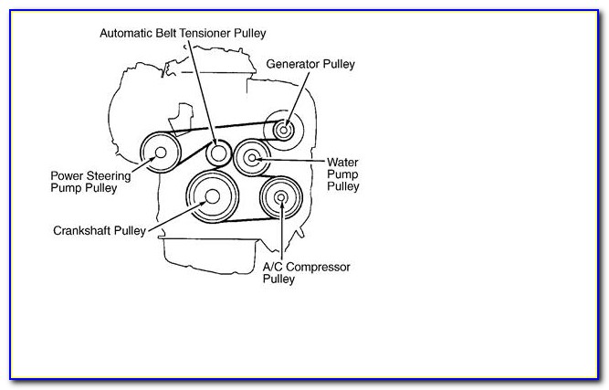 2006 Toyota Camry Fan Belt Diagram