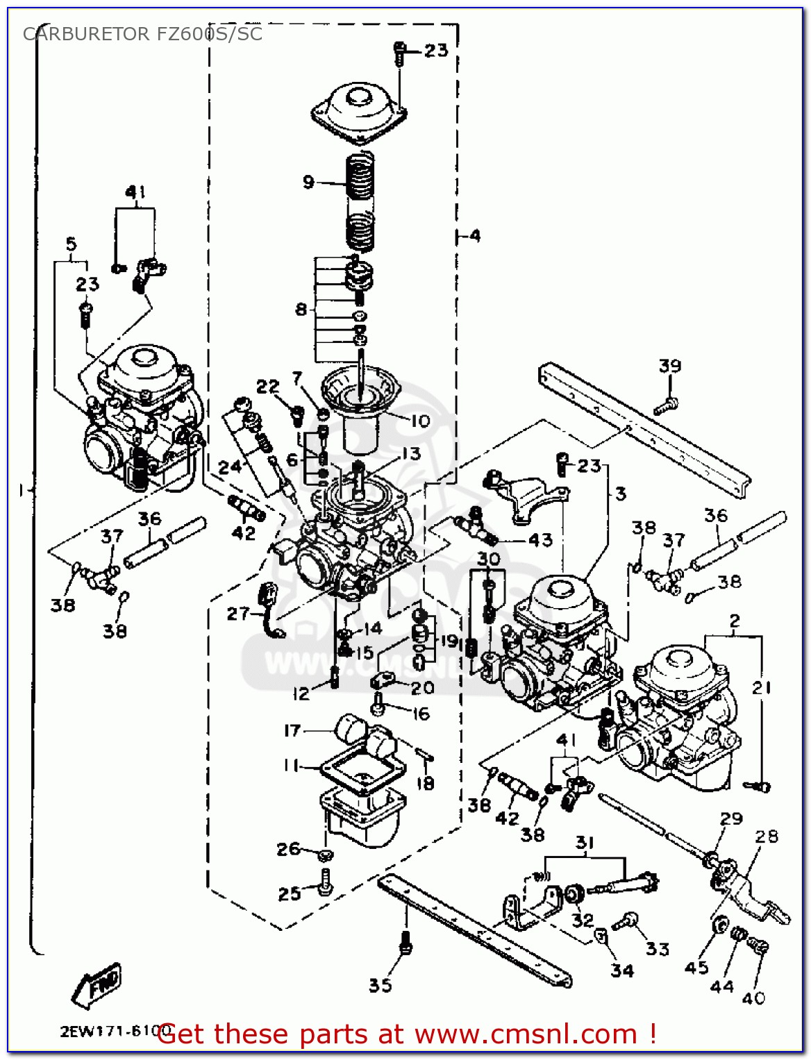 2006 Yamaha Blaster Carburetor Diagram