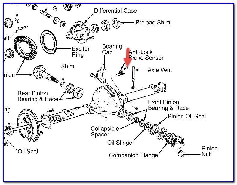 2008 Ford F250 Rear Axle Diagram