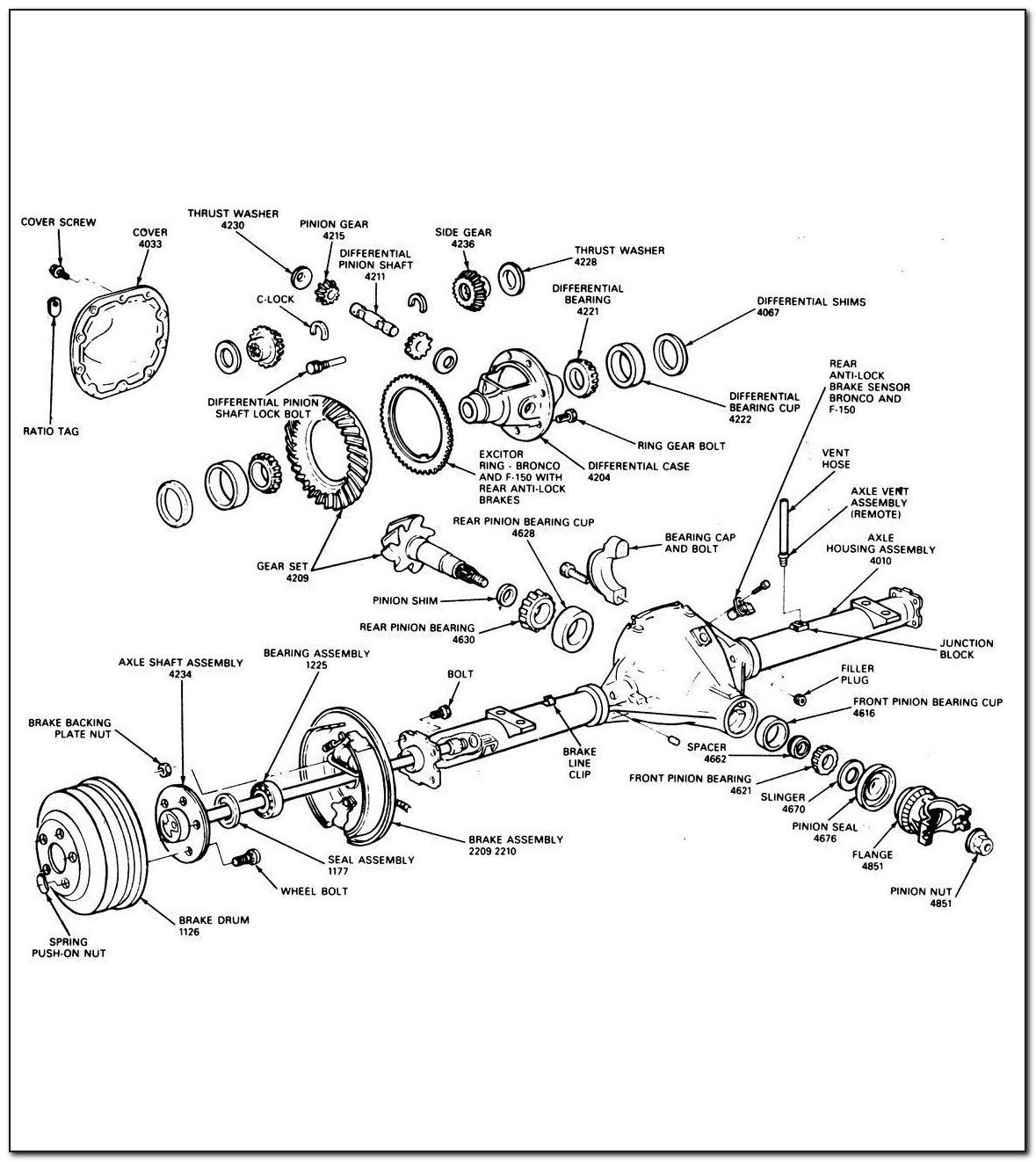 2011 Ford F250 4x4 Front Hub Assembly Diagram