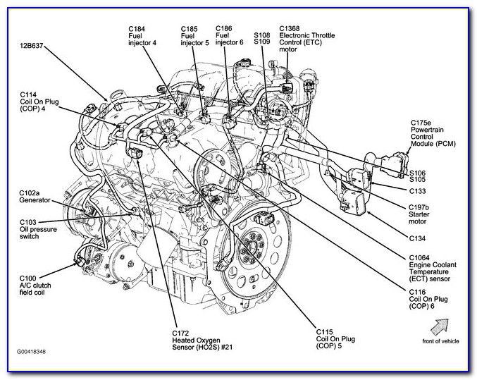 2012 Ford Fusion 4 Cylinder Engine Diagram