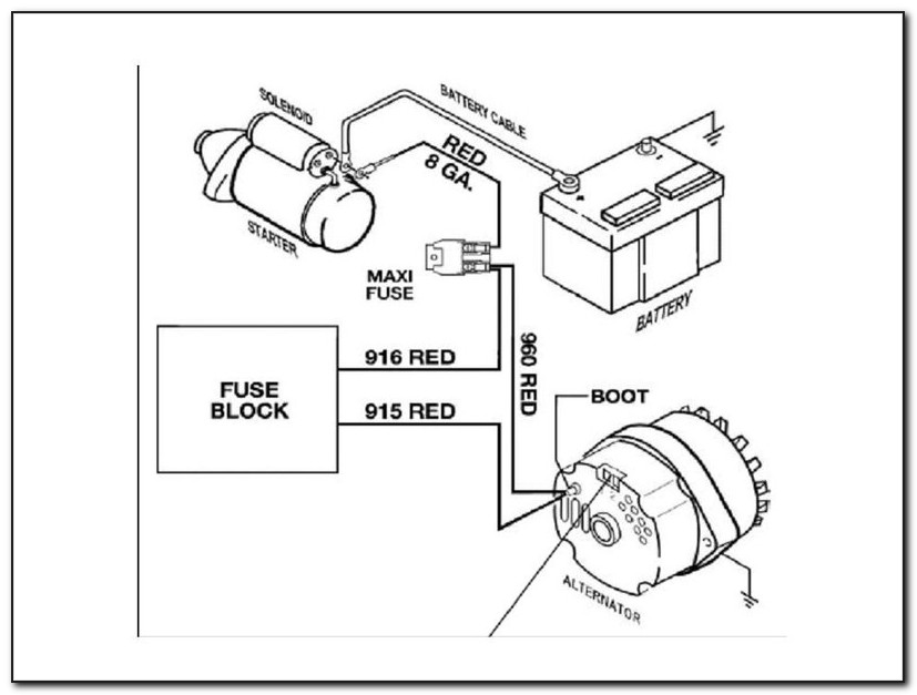 3 Wire Alternator Wiring Diagram Denso