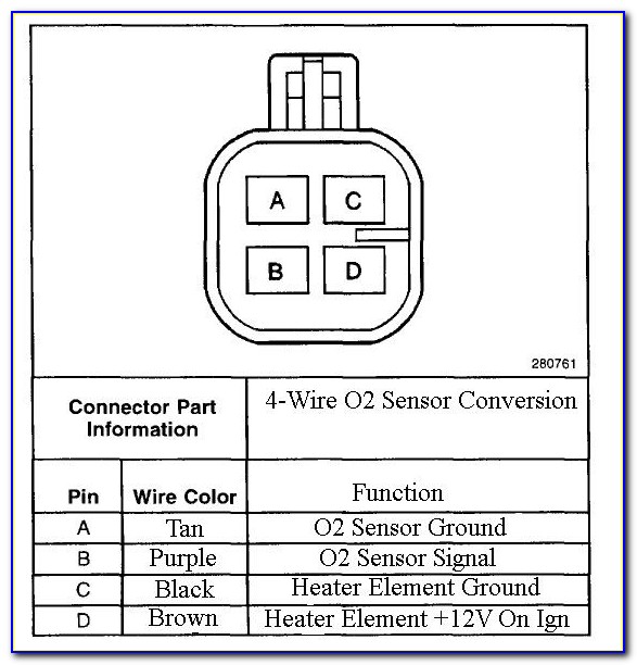 4 Wire 02 Sensor Diagram
