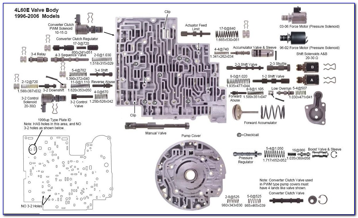 4l60e Transmission Assembly Diagram