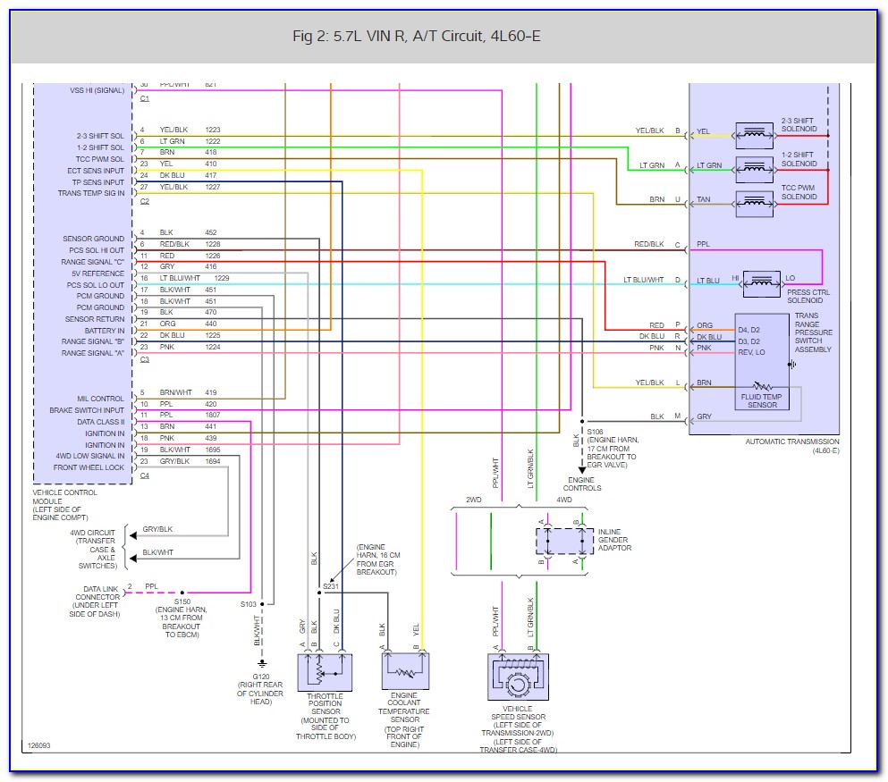 4l60e Transmission External Wiring Harness Diagram