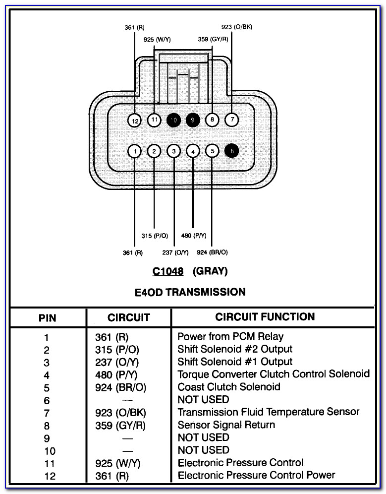 4r100 Transmission Wiring Diagram