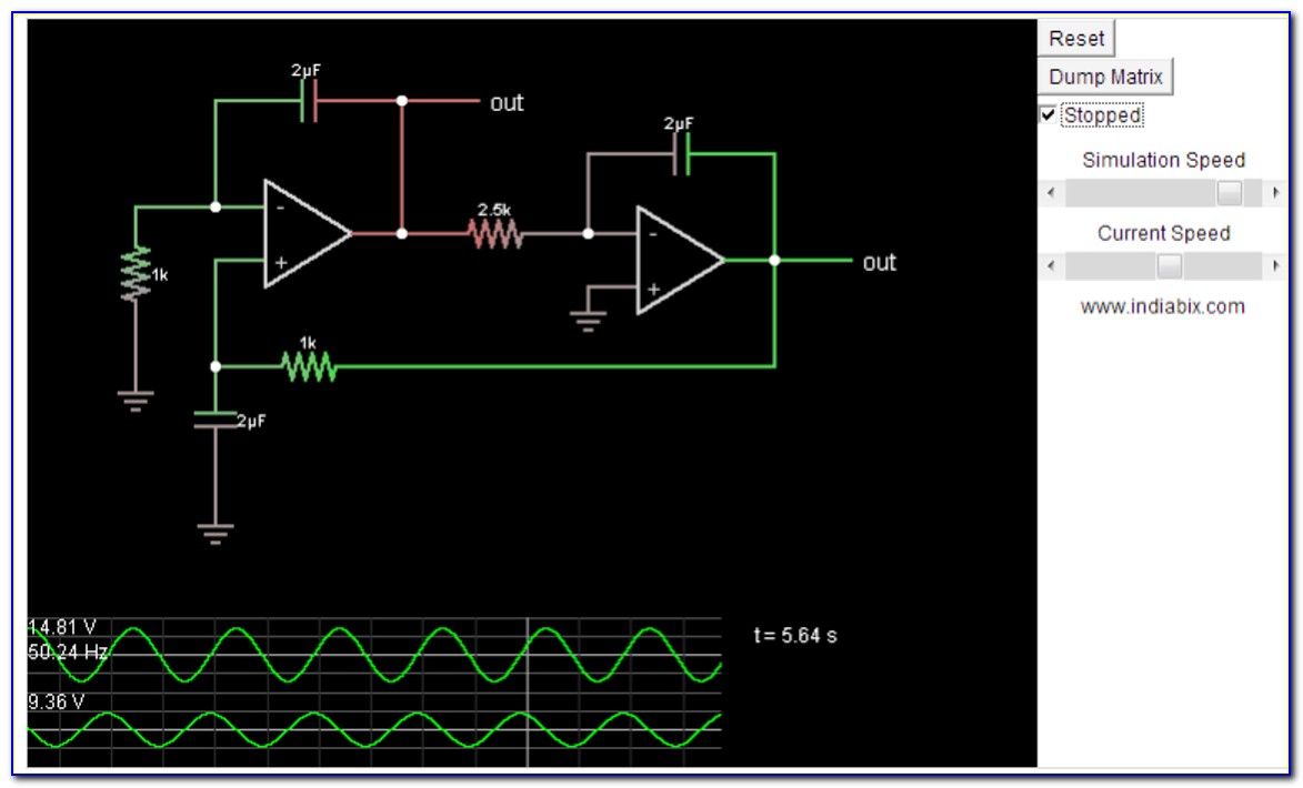 50hz Pure Sine Wave Oscillator Circuit Diagram