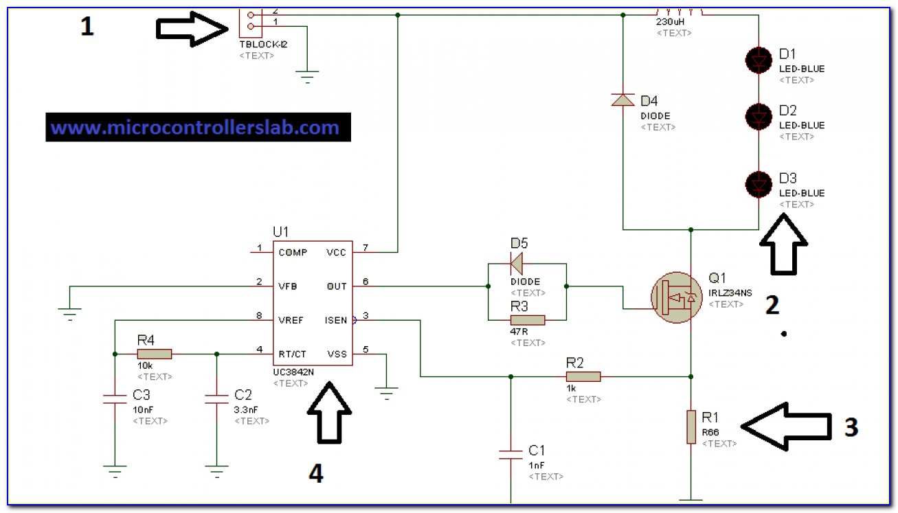 5w Led Driver Circuit Diagram 230v