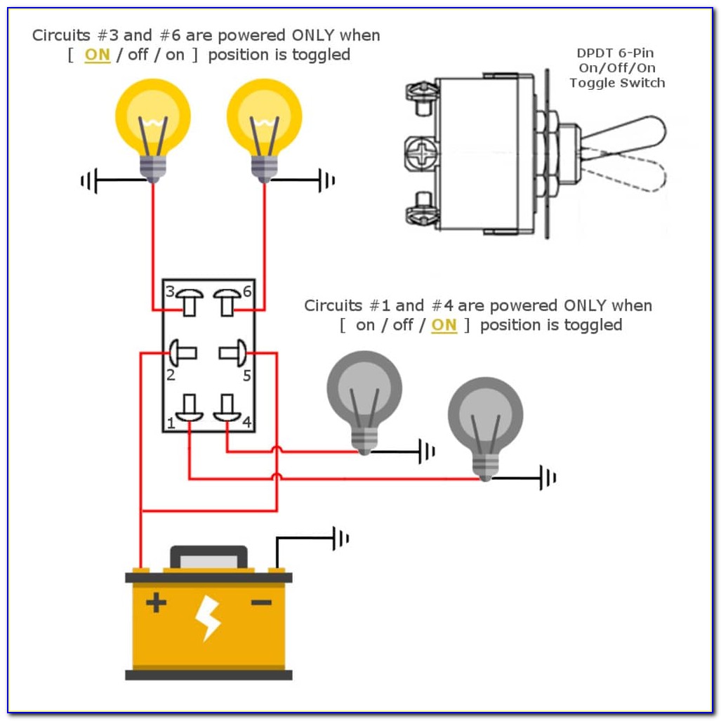6 Pin Dpdt Switch Wiring Diagram
