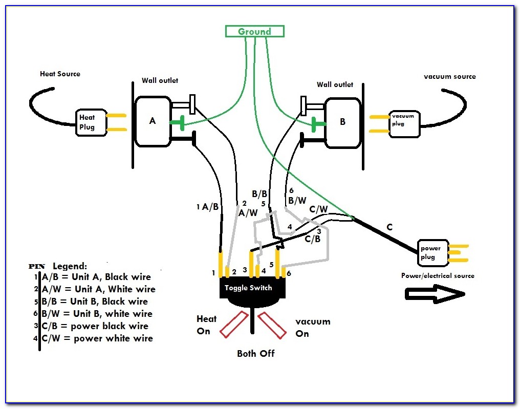 6 Pin On Off On Toggle Switch Wiring Diagram