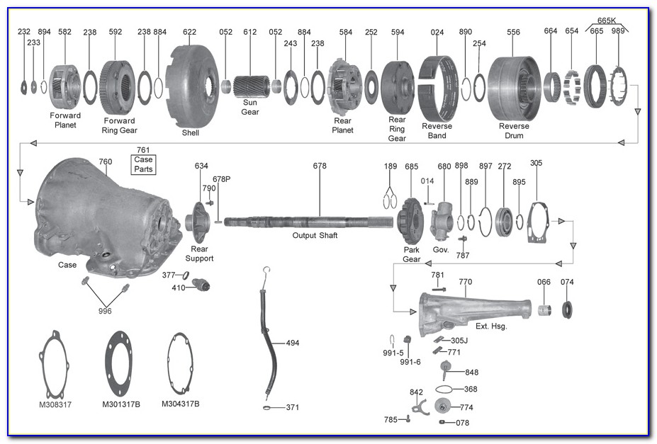 727 Transmission Parts Diagram