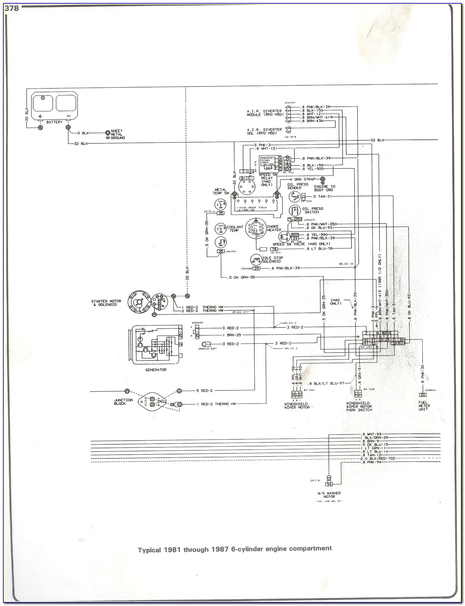87 Chevy Truck Radio Wiring Diagram