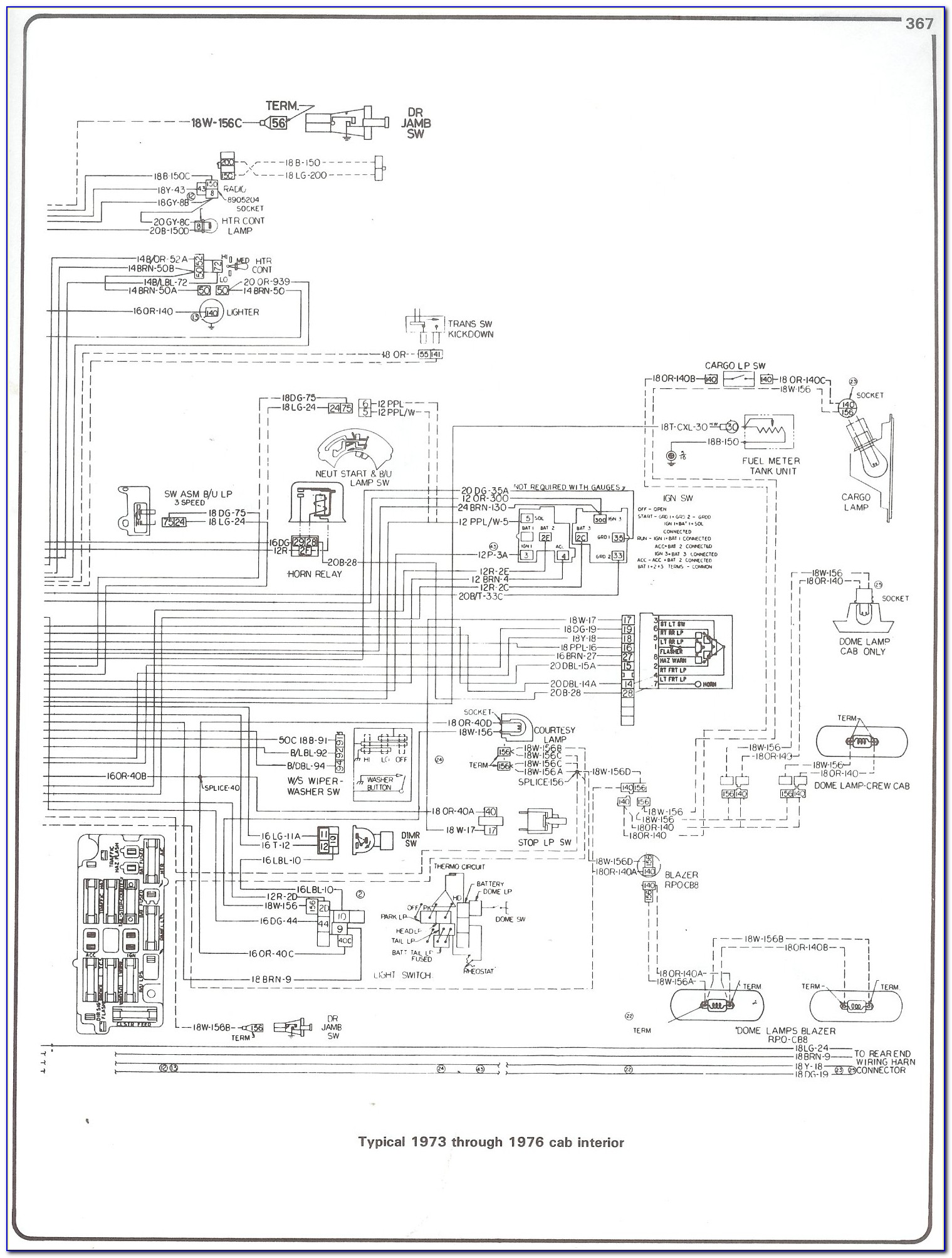 87 Chevy Truck Wiper Wiring Diagram