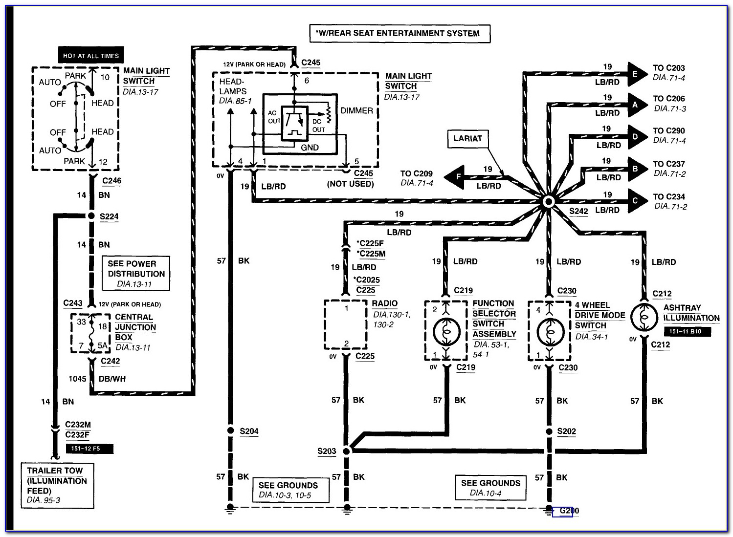 97 Ford F250 Brake Line Diagram