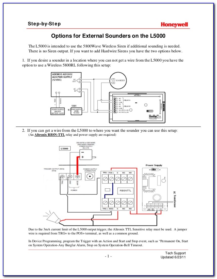 Ademco Alarm Wiring Diagram